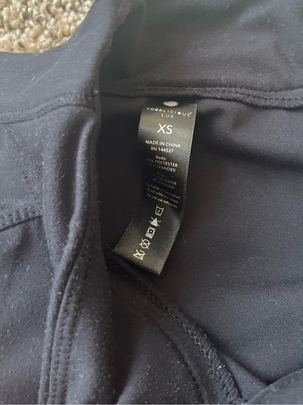 Yogalicious Black Long Sleeve Athletic Jacket - Picture 3 of 3